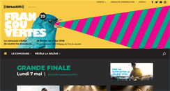 Desktop Screenshot of francouvertes.com